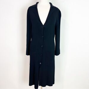 Max Studio Black Long Cardigan Sweater